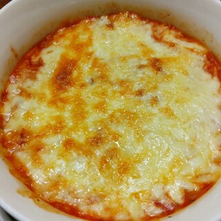 粉末スープで簡単♪チーズトマトごはん